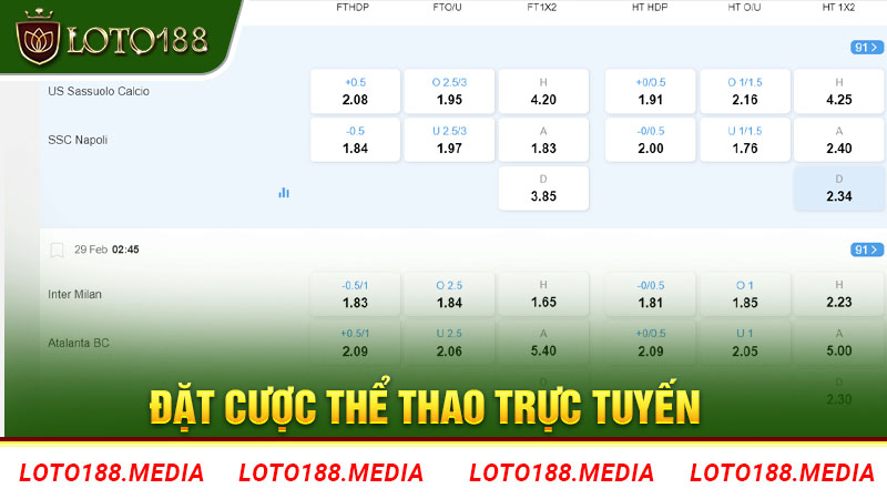 Đánh giá toàn diện nền tảng thể thao Loto188